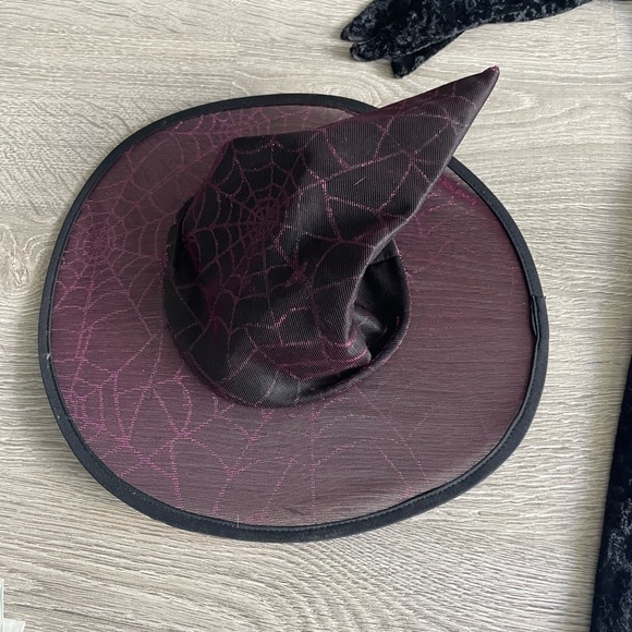 Children’s Witch Halloween Dress and Hat Combo - Picture 2 of 2